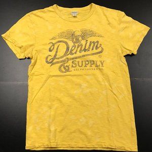RALPH LAUREN DENIM & SUPPLY GRAPHIC YELLOW T-SHIRT
